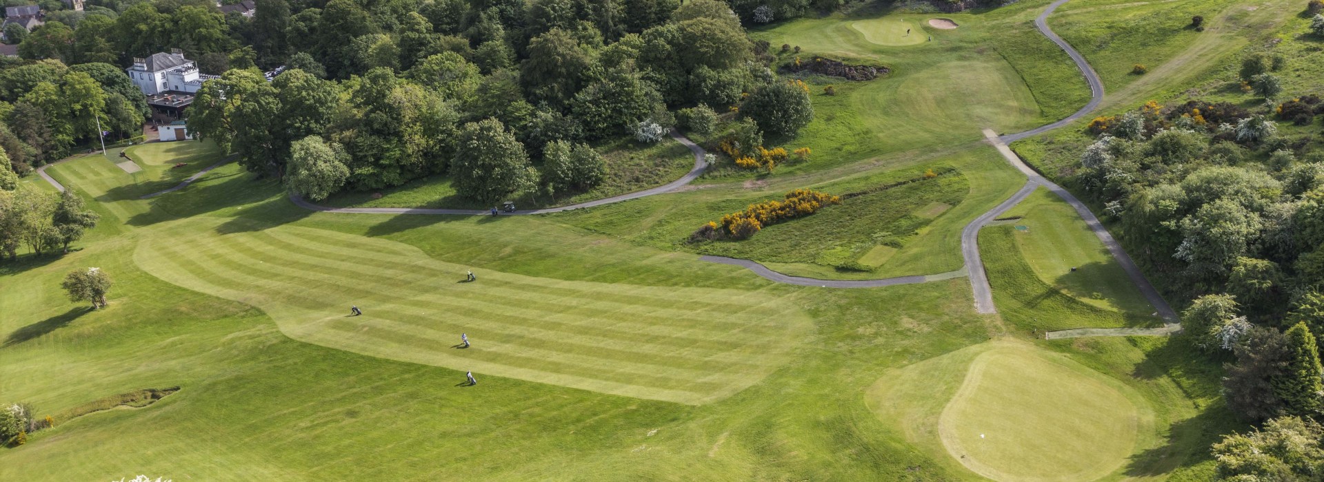 Bird's Eye View of Golf Course