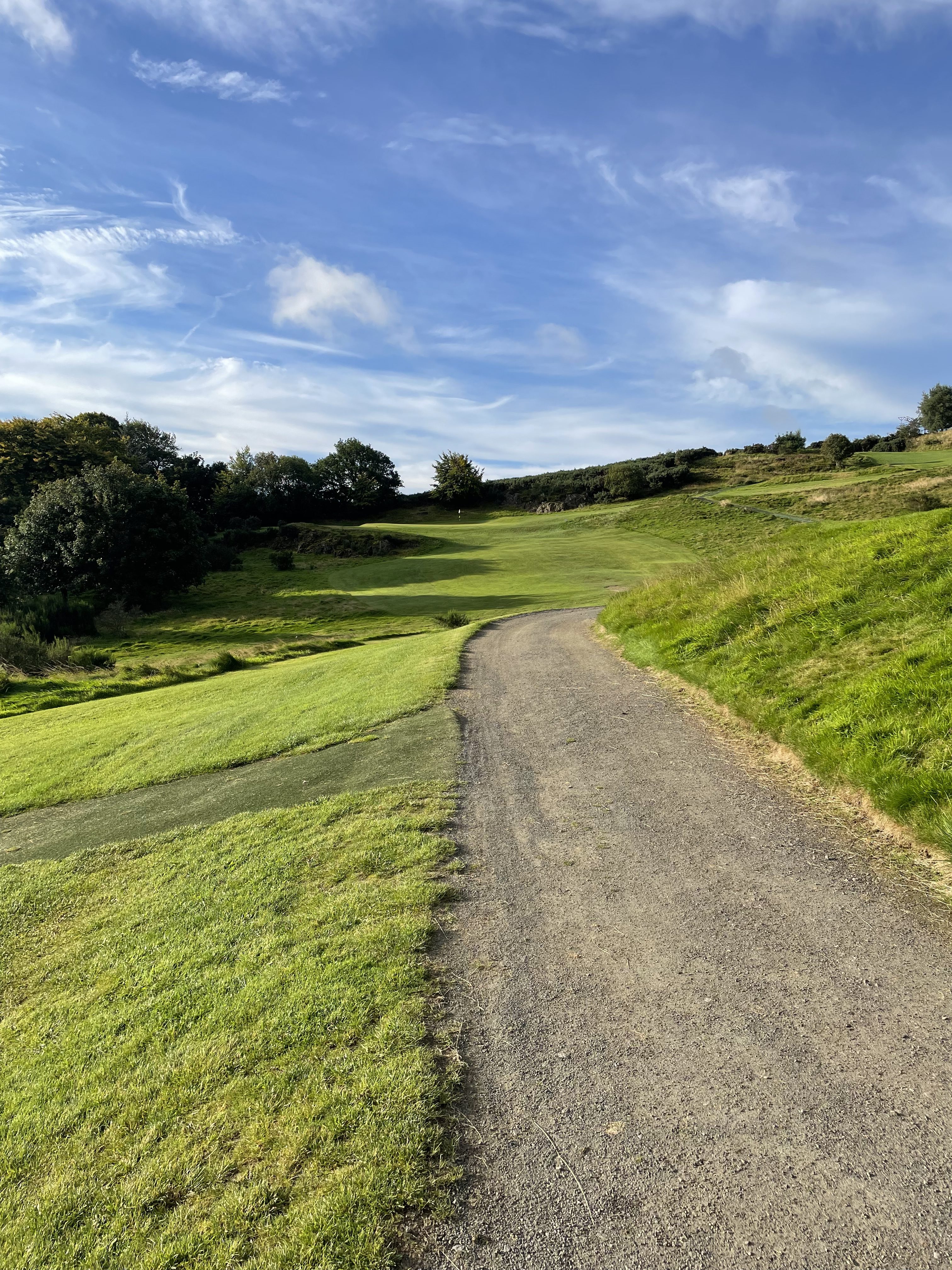 Cart Path on golf course fairway